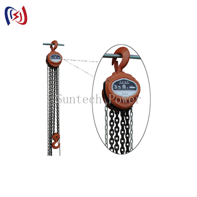 12m Manual Chain Hoist 200KN Alat Merangkai Saluran Transmisi
