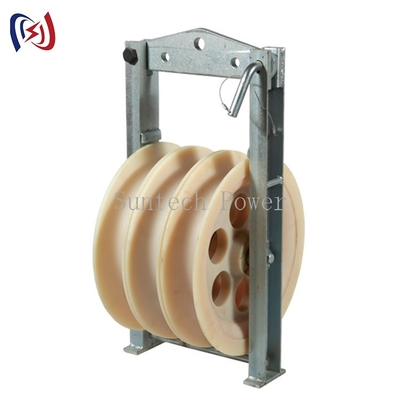 508x100 Nylon Sheave Merangkai Blok Merangkai Konduktor Katrol