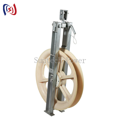Nylon Sheave merangkai Cable Pulley Transmission Conductor Stringing Blocks
