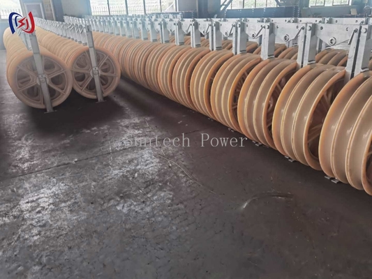 916 Series Stringing Block Customizable Overhead Transmission Line Tools untuk Konduktor ACSR720