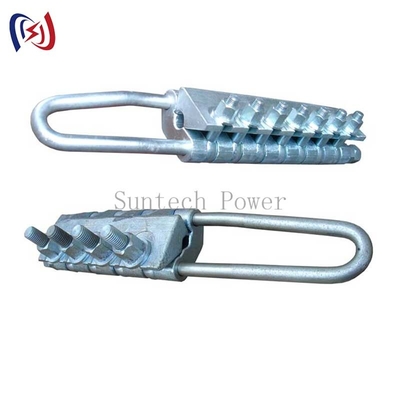 Bolt Tipe Anti Twist Steel Rope Gripper Stringing Konduktor Datang Bersama Klem