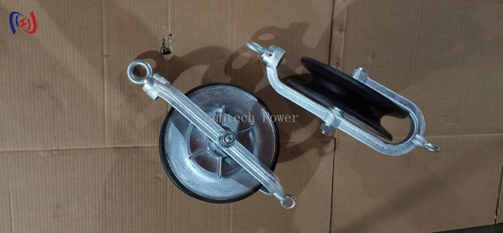 Overhead Line Round Belt Tahan Kawat Kabel Katrol Merangkai Blok