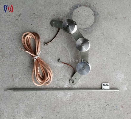 Hook Ground Block Cable Pulling Pulley Untuk Konduktor / Steel Wire Rope