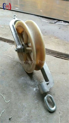 Alat penyambungan konduktor Pulley pelepasan anti angkat untuk kawat halus dan penempatan konduktor