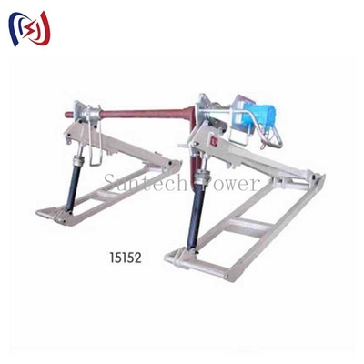 Heavy-Duty Hydraulic Conductor Reel Stands -- 5 Ton Kapasitas, Kontrol Ketegangan yang Bisa Disesuaikan untuk Konstruksi Lini Listrik Tegangan Tinggi