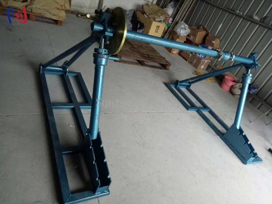 Stand kabel berat yang bisa dilepas kapasitas 10 ton, kerangka tahan korosi untuk proyek substasi dan transmisi