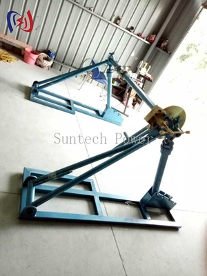 Stand kabel berat yang bisa dilepas kapasitas 10 ton, kerangka tahan korosi untuk proyek substasi dan transmisi