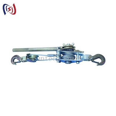 Ratchet Kabel Puller Tightener Konstruksi Baja Non Slip Grip Jaw Adjustable Untuk Tali Kawat Strand