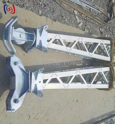 Heavy Duty Inner Suspended Lattice Gin Pole Untuk Konstruksi Menara Transmisi