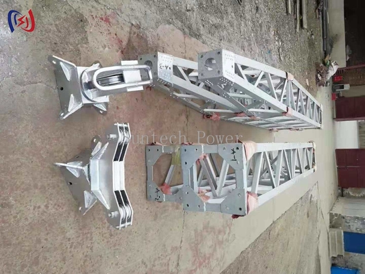 Heavy Duty Inner Suspended Lattice Gin Pole Untuk Konstruksi Menara Transmisi