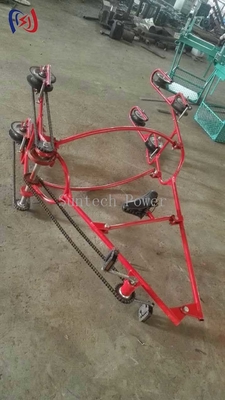 Trolley Inspeksi Quad Conductor Untuk Jalur Transmisi Tegangan Tinggi