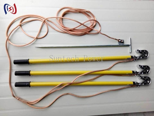 Kabel Pembumian Tugas Berat Dengan Penjepit Tembaga Untuk Keselamatan Listrik