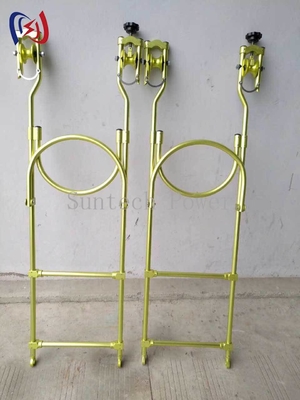 Trolley tangga tali gantung profesional untuk inspeksi jalur tegangan tinggi