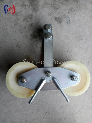 Blok Stringing Dual-Sheave Dengan Ball Bearings Untuk Melancarkan Tarikan Kabel