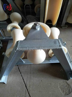 Multi-Groove Corner Ground Roller Untuk Pulling Kabel Paralel