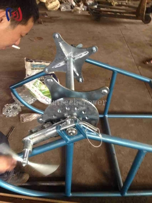 Rope Reel And Stand Heavy Duty Steel Construction Untuk Pengelolaan Tali Industri