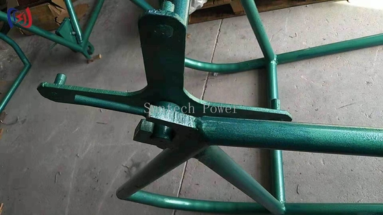Rope Reel And Stand Heavy Duty Steel Construction Untuk Pengelolaan Tali Industri