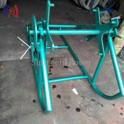 Rope Reel And Stand Heavy Duty Steel Construction Untuk Pengelolaan Tali Industri