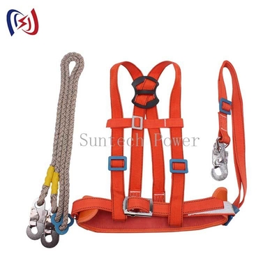 Single Harness Harness Keamanan 100KG Beban Perlindungan Jatuh Industri