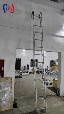 Aluminium Alloy Ladder 2.5-7M 150KG Kapasitas Industri