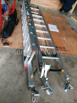 Aluminium Alloy Hook Ladder 2.5M 1.5KN Beban