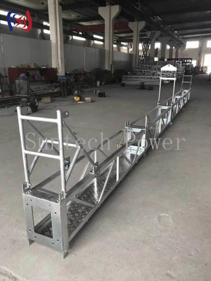 Platform Kerja Udara 1.5KN Beban 4M Panjang Pemeliharaan Industri
