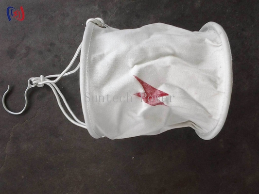 Tas Alat Kanvas Silinder Ketinggian Tinggi 20-50L Tugas Berat