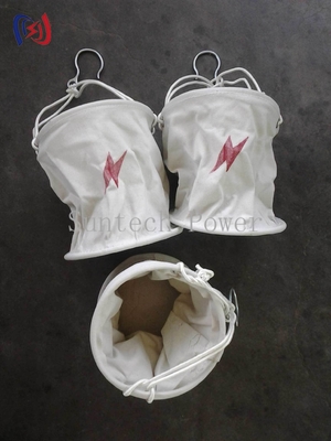 Tas Alat Kanvas Silinder Ketinggian Tinggi 20-50L Tugas Berat