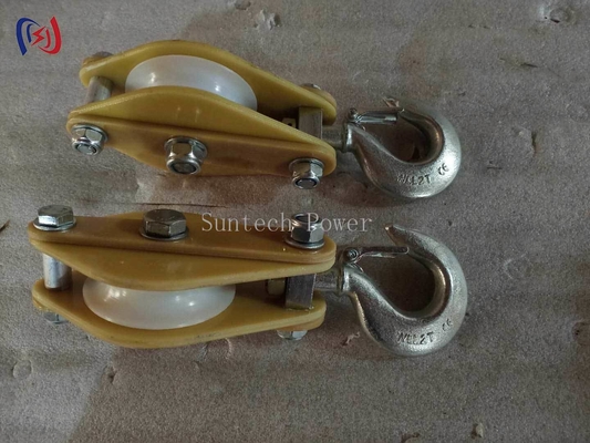 Peralatan Angkat Terisolasi Pelat Resin Epoksi Katrol Nilon 5-50KN