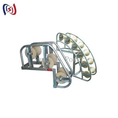 Kabel Pithead Roller SH130S 10KN Beban untuk Tarik Kabel