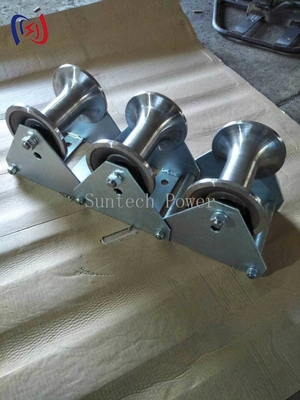 Kabel Pithead Roller SH130S 10KN Beban untuk Tarik Kabel