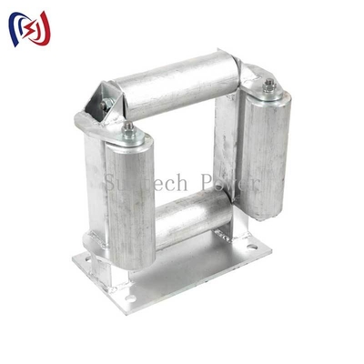 Roller Kabel Berbingkai 180mm Beban 20KN 4 Roda SHD4K180