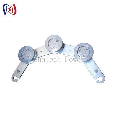 Jenis Hook Blok Pengetasan 60-75mm Aluminium Alloy Steel SHL750D