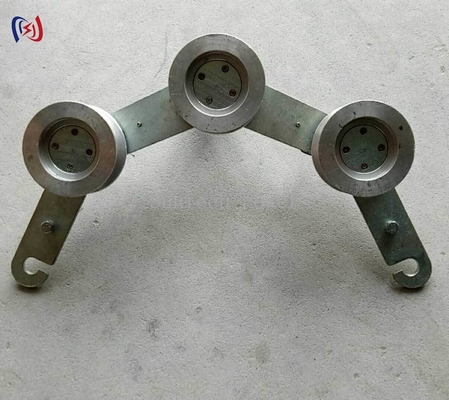 Jenis Hook Blok Pengetasan 60-75mm Aluminium Alloy Steel SHL750D