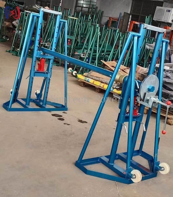 Stand gulungan kabel hidrolik untuk konstruksi jalur listrik SI-5