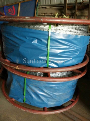Anti-Twisting Braided Steel Rope 9-42mm untuk Konstruksi Jalur Listrik