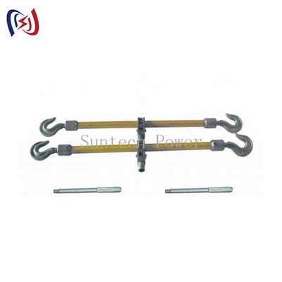 Dual Hook Aluminium Turnbuckle 10-50KN untuk Stringing Konduktor