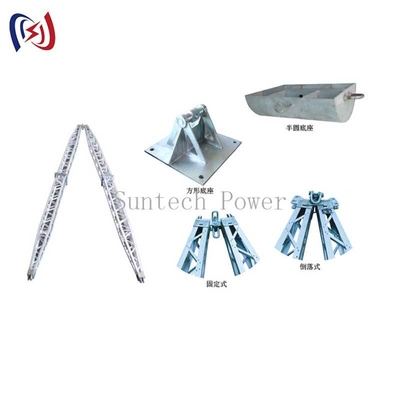 A-Shaped Lattice Gin Pole LBR-250 untuk Menara Ereksi 8-28M Range