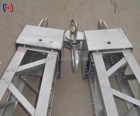 A-Shaped Lattice Gin Pole LBR-250 untuk Menara Ereksi 8-28M Range