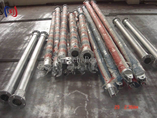 Tiang Gin Tubular Bentuk-A LBGR120A untuk Pembangunan Menara Transmisi