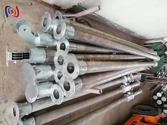 Tiang Gin Tubular Bentuk-A LBGR120A untuk Pembangunan Menara Transmisi
