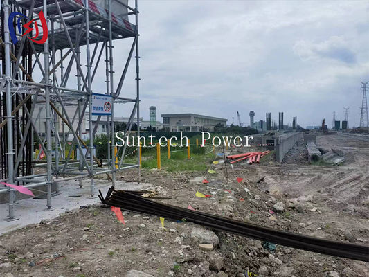 Heavy Duty High Voltage Kabel Bracket Konstruksi Baja 1 Tahun Garansi