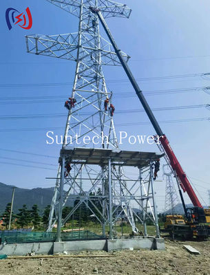 Heavy Duty High Voltage Kabel Bracket Konstruksi Baja 1 Tahun Garansi