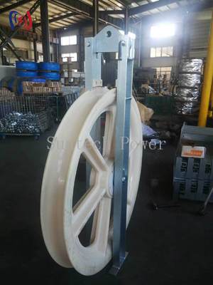 Blok Penarik Konduktor Seri 822 Tugas Berat dengan Radius Tekuk R570 dan Ukuran Garis Luar 760x120x480mm