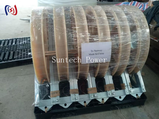 Blok Penarikan Konduktor dengan Ukuran Garis Besar 760x120x480mm, Beban Terukur 50-150KN, dan Radius Tekuk R570 untuk Penarikan Tegangan Tinggi