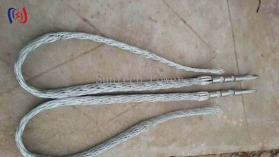 Fleksibel dan kekuatan tinggi konduktor Mesh Sock Gabungan dengan resistensi getaran untuk overhead kabel listrik