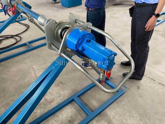 Hydraulic Conductor Reel Stand with 5000kg Capacity and 45rpm Max Speed for Safe Handling
