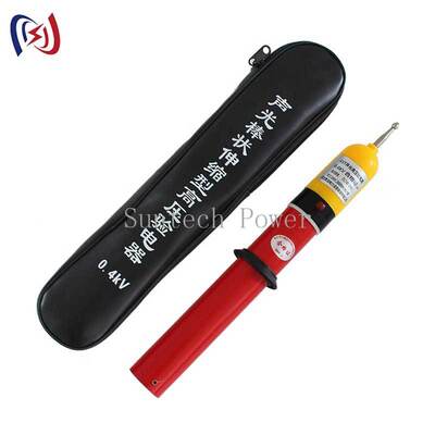 Elektroskop Tegangan Tinggi untuk pengujian jalur hidup dengan tegangan nominal 10-500KV dan operasi tanpa kontak untuk indikasi tegangan yang jelas