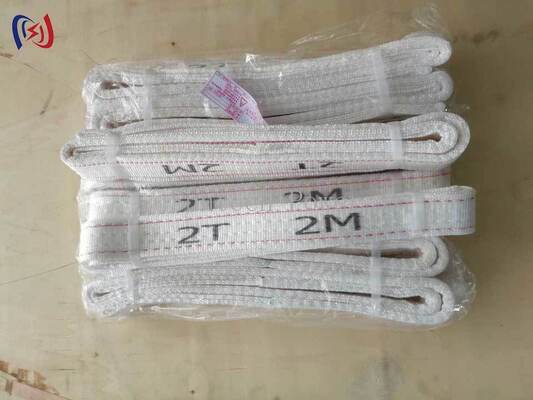 Sabuk angkat tugas berat dengan beban nominal 10-300KN untuk pengangkatan peralatan listrik yang tidak konduktif dan tahan korosi yang aman