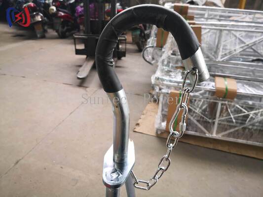 Platform kerja rangka tugas berat dengan beban nominal 1,5KN, panjang 3-10M, dan berat 30KG-100KG untuk akses yang aman di atas